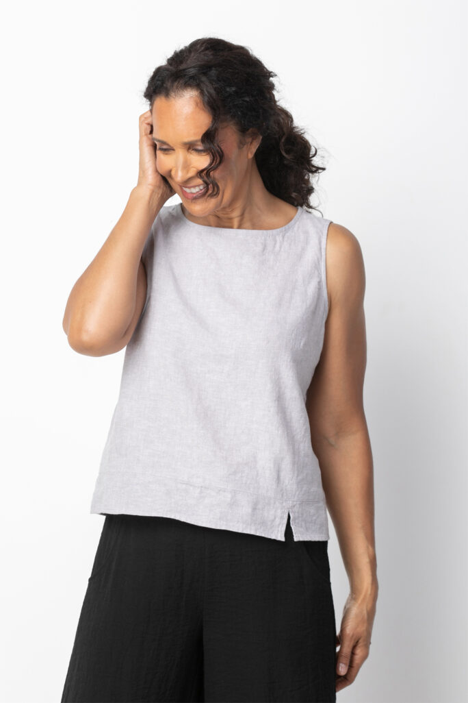Habitat Boatneck Shell Top- Gull .  Habitat Style: 41501 GUL