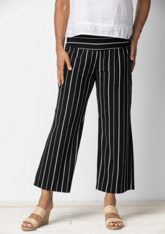 Habitat SOHO Stripe Flood Pant- Black . Habitat Style:55767 BLK