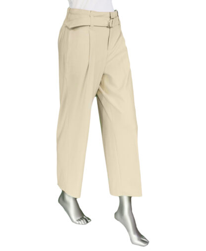 Liverpool Paper bag Wide leg Crop- Dusty Tan. Liverpool Style: LM4481TS29