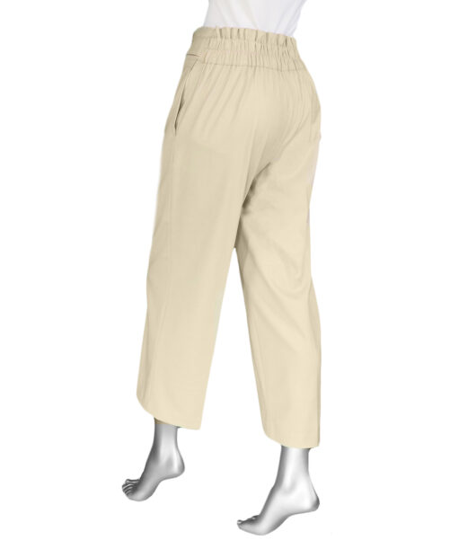 Liverpool Paper bag Wide leg Crop- Dusty Tan. Liverpool Style: LM4481TS29 rear