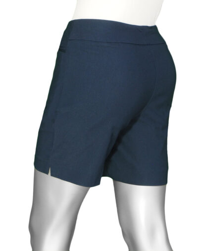 Lulu-B Pull On Short- Navy . Style: BLD3140 NVY Rear