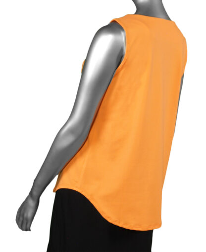 Lulu-B Keyhole Top- Tangerine . Style: SPX0612P TGE Back