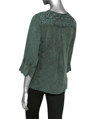 Parsley and Sage Joyce Top- Jade . Style: 549C back