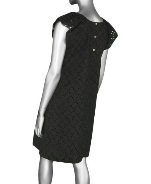 Hatley Kaia Dress- Black Eyelet . Hatley Style: BSL 1566 back