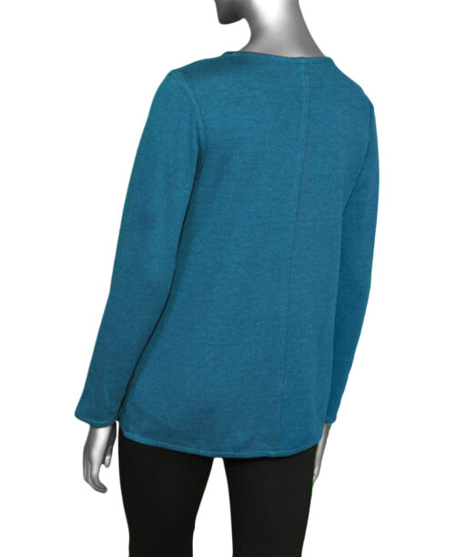 Parsley and Sage Marlowe Reversible Top- Indigo and Charcoal .  Style: W243C INDIGO Back
