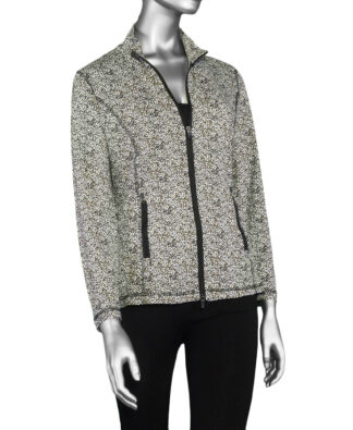 Lulu-B Zip Up Jacket- Leopard . Style: SPX7418 MLE