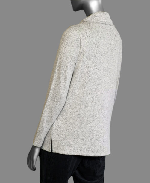 Habitat Cozy up Fleece Pullover- Winter White . Habitat Style: 35880 WWH Back