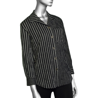 Habitat Santorini Striped Shirt- Black . Habitat Style: 45210 BLK