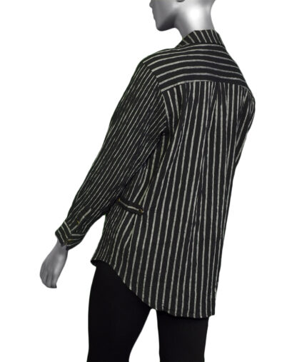 Habitat Santorini Striped Shirt- Black . Habitat Style: 45210 BLK Back
