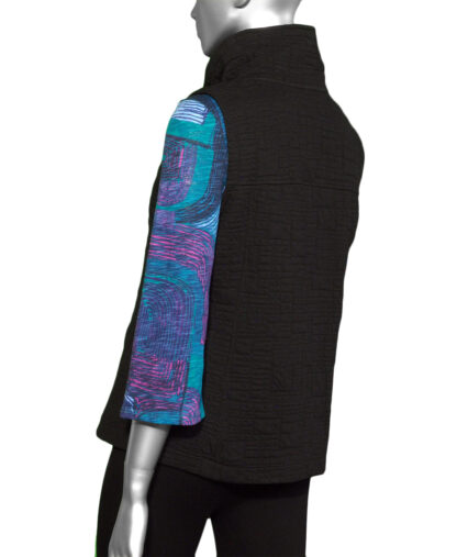 Habitat Quilted Travel Vest- Black . Habitat Style: 53311 BLK back