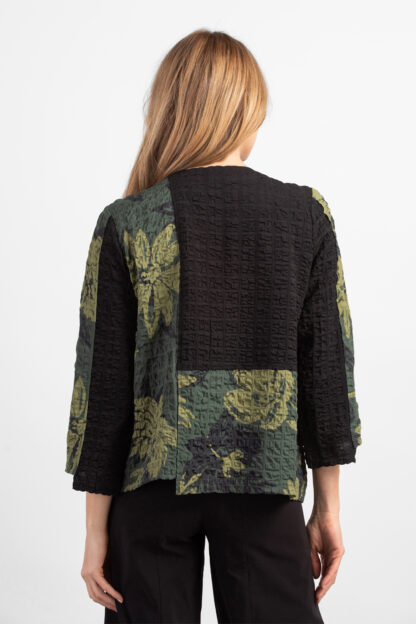 Habitat Pucker Weave Pullover- Forest . Habitat Style: 23900 Back