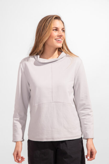 Escape Ocean Front Pocket Pullover- Dune .  Escape Style: 30114 .
