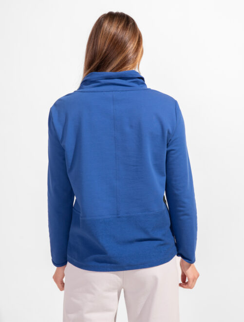 Escape Terry Pocket Pullover- Eclipse . Escape Style: 30114 Back