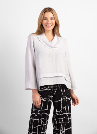 Habitat Drape Pullover- Putty . Habitat Style: 30623 PUT