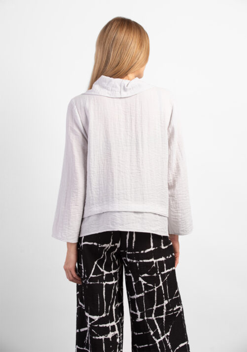 Habitat Drape Pullover- Putty . Habitat Style: 30623 PUT Back