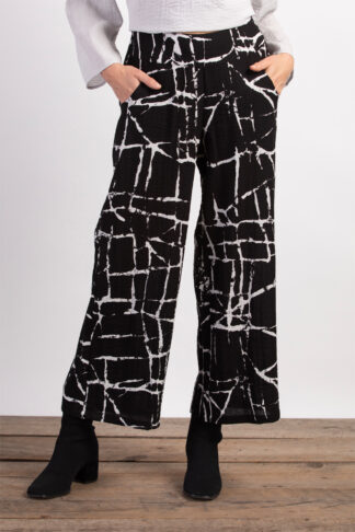 Habitat Crinkle Relax Pant- Black