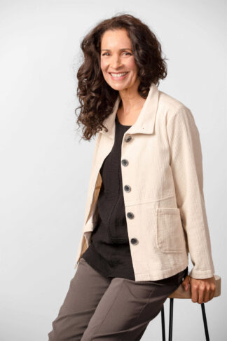 Habitat Corduroy Swing Jacket- Stone . Habitat Style: 45112 STN