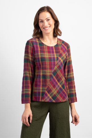 Habitat Jacquard Window Pane Pullover- Forest . Habitat Style: 46823 FOR