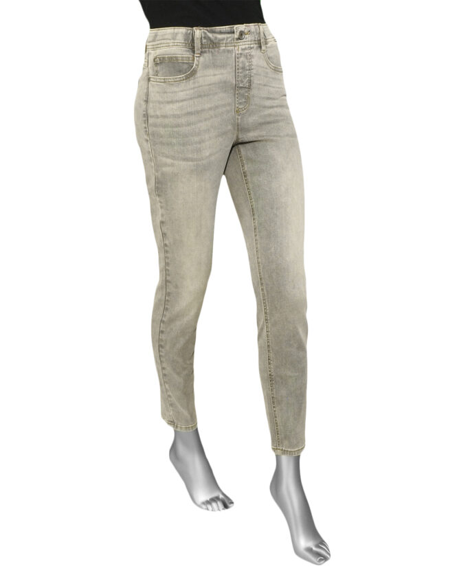 Tribal Audrey Icon Pull on Jeans- Smokey Grey . Tribal Style: 7109O-2020-3014