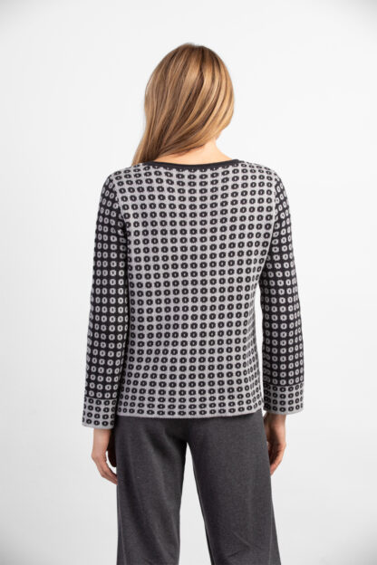 Habitat Double Knit Pullover- Black .  Habitat Style: 83610 BLK Back