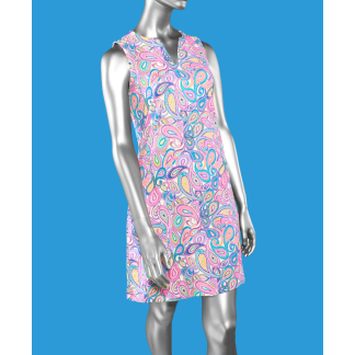 Lulu-B Open Cut Dress- Paisley .  Style: SPX4474P PSLY