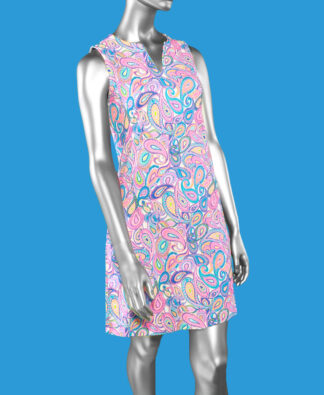 Lulu-B Open Cut Dress- Paisley .  Style: SPX4474P PSLY