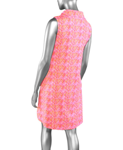 Lulu-B Swing Dress Paisley . Style: SPX4427P CHPK Back