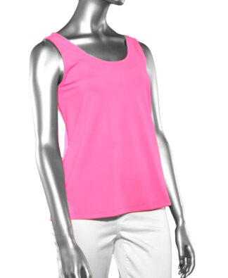 Lulu-B Tank Top- Clear Pink . Lulu-B Style:  SPX 5075S BHP