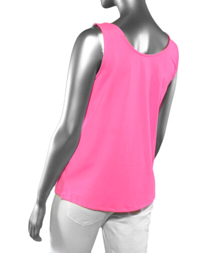 Lulu-B Tank Top- Clear Pink . Lulu-B Style:  SPX 5075S BHP Back