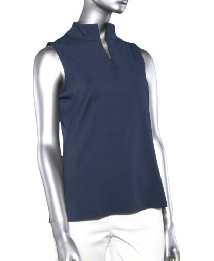 Lulu-B Zip Top- Navy .  Lulu-B Style: SPX5211 Navy