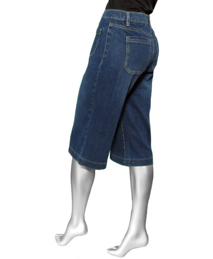 Tribal Audrey Capri Palazzo Jean- Realblue . Tribal Style: 5363O-2020-2481 Rear