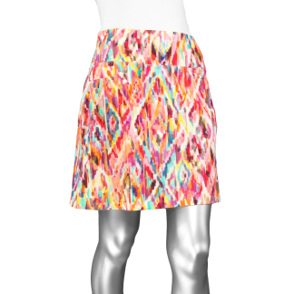 Tribal Sport Pull on Skort- Fuchsia Pink .  Tribal Style: 3900O-3024-3003
