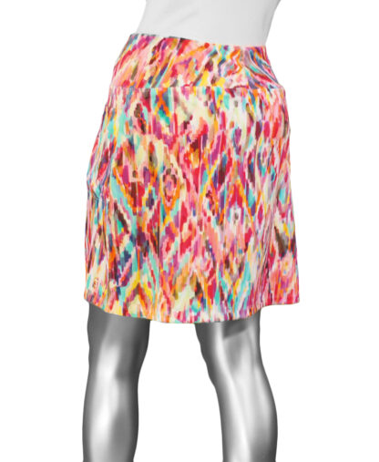 Tribal Sport Pull on Skort- Fuchsia Pink .  Tribal Style: 3900O-3024-3003 rear