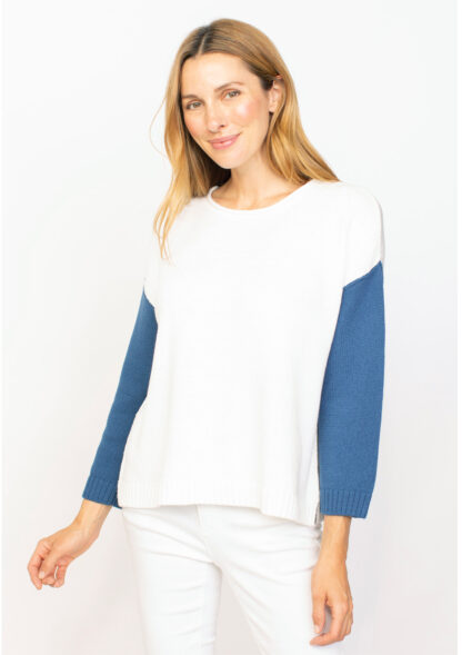 Habitat Color Block Beach Pullover- Twilight . Habitat Style: 80310 Front