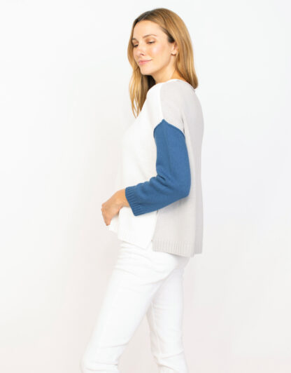 Habitat Color Block Beach Pullover- Twilight . Habitat Style: 80310 Side