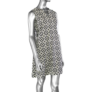 Lulu-B Open Cut Dress-Black/Stone/White . Style: SPX4474P GBSW