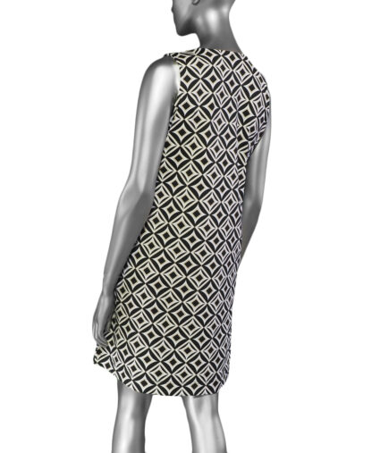 Lulu-B Open Cut Dress-Black/Stone/White . Style: SPX4474P GBSW Back