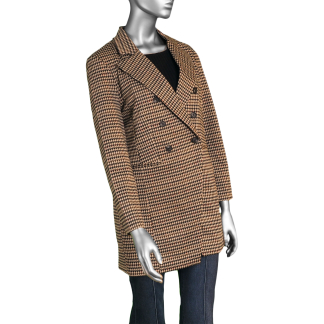 Liverpool Double Breasted Longline Blazer- Black/Tan . Liverpool Style: LM1A95TL13