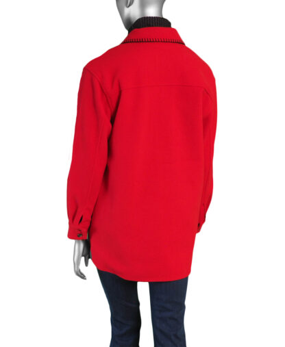 Tribal Coat with Blanket Stitch- Scarlet - Image 2