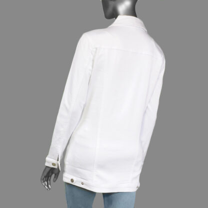 Tribal Maxi Jacket- White - Image 2