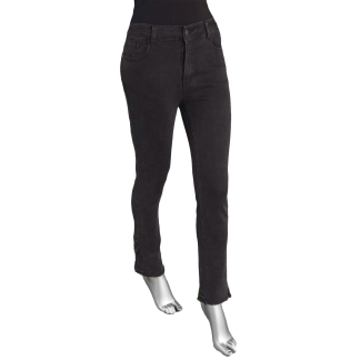 Charlie B Fringed Tulip Back Hem Pant- Charcoal. Charlie B Style: C5567/551C