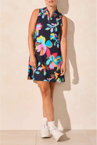 Tribal Flare Cut Dress- Ruby . Tribal Style: 2087O-3024-0460