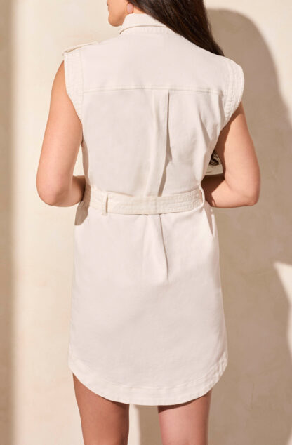 Tribal Cargo Dress- Coco Milk . Tribal Style: 5737O-5228-3168 Back