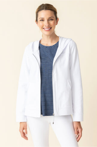 Habitat French Terry Monterey Jacket- White . Habitat Style: 69331 White