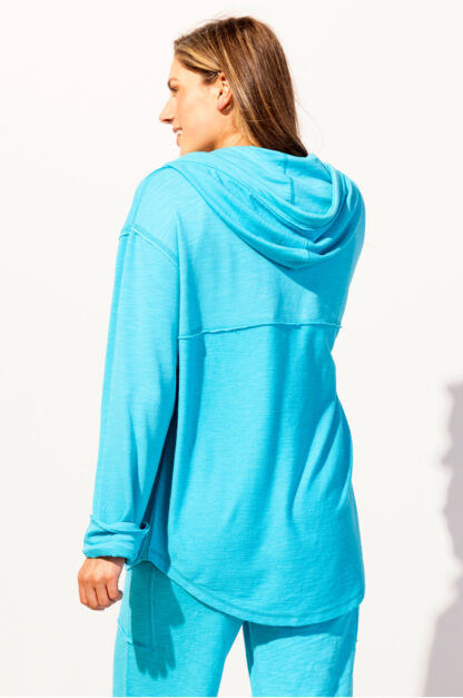 Escape Model Terry High Tide Hoodie- Maui . Escape Style: 26835 Maui Back