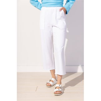Escape Ocean Front Terry Breezy Pant- White . Escape Style: 60167 White