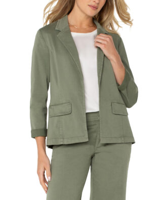 Liverpool Fitted Blazer- Martini Olive . Liverpool Style : LM1067L12