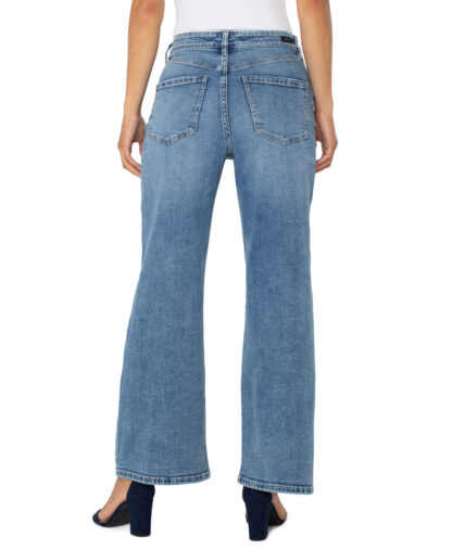 Liverpool Stride High Rise Wide Leg Jeans- Carbon Canyon .  Liverpool Style: LM4142CH4 Rear