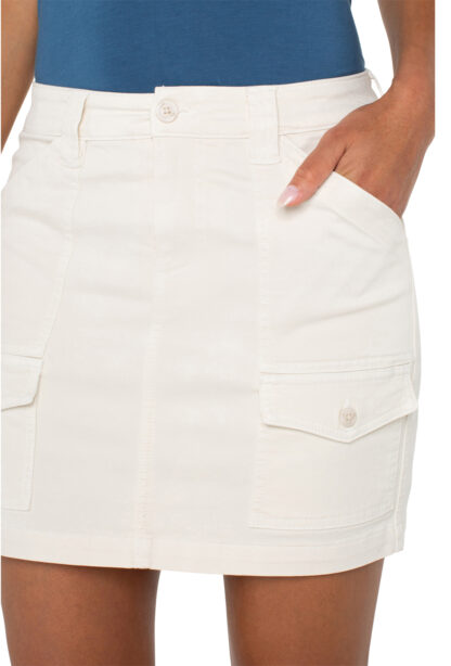 Liverpool Cargo Skort- Bone . Liverpool Style: LM6366L12 Bone .