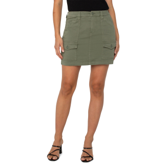 Liverpool Cargo Skort- Martini Olive . Liverpool Style: LM6366L12 Martini Olive